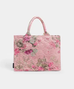 Botanical Floral Lavender Tote Bag