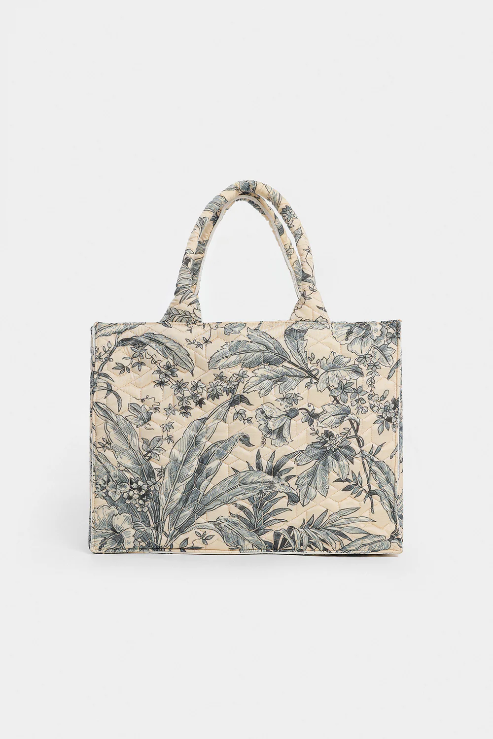 Summer Floral Zip Tote