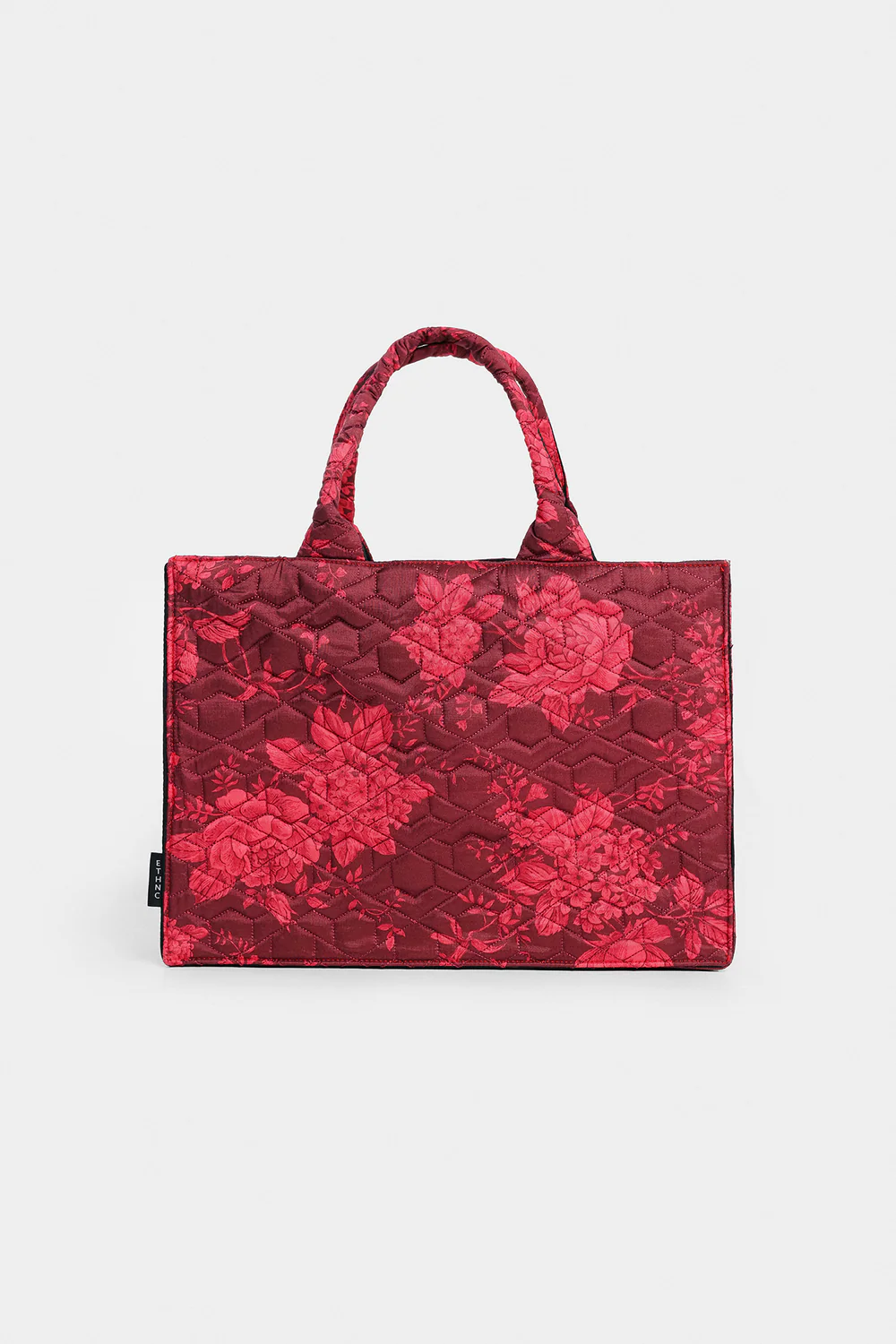Artistic Flower Print Handbag