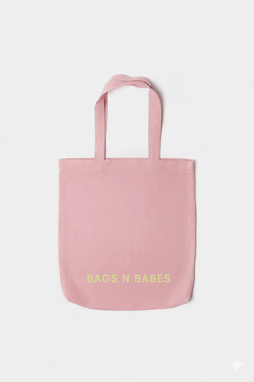 Solid Canvas Pink Everyday Tote
